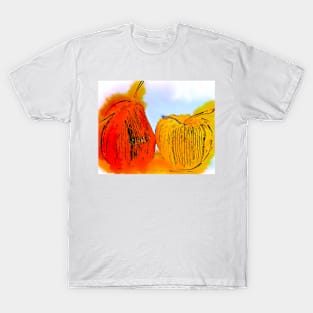 Pear And Apple Watercolor T-Shirt